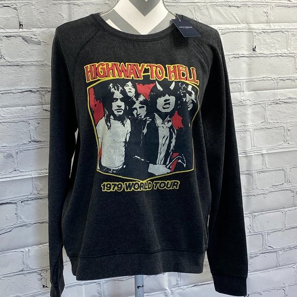 Lucky Brand Tops - #044 LUCKY Brand AC/DC World Tour Sweatshirt
